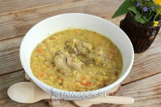 Гороховая каша с мясом