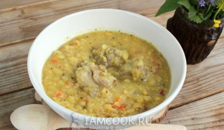 Рецепт гороховой каши с мясом