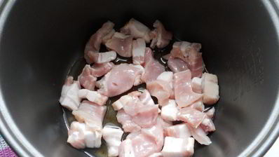 гороховая каша со свининой в мультиварке