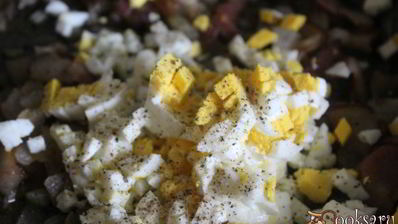 ароматная гречка с копченой грудинкой