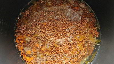 гречка по-купечески с фаршем в мультиварке