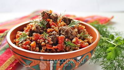 гречка по-купечески с фаршем в мультиварке