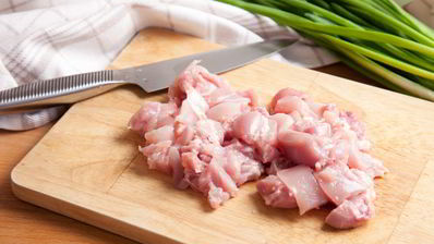 гречка по-купечески с курицей и зеленым луком