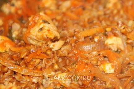 Гречка по-купечески с курицей
