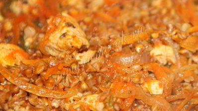 гречка по-купечески с курицей