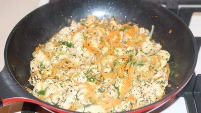 гречка по-купечески с курицей