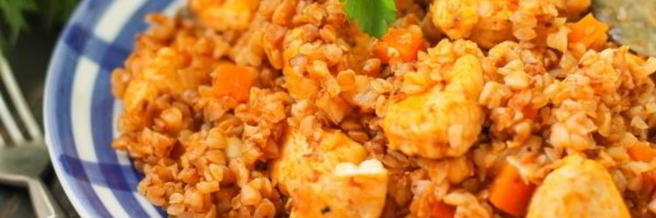 Гречка по-купечески в мультиварке с курицей