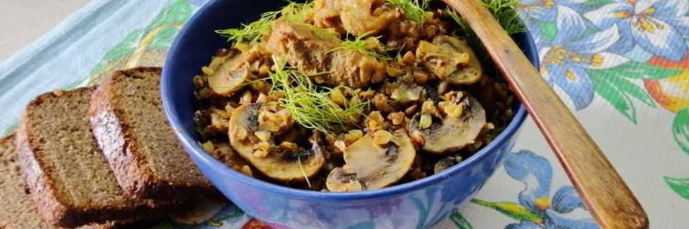 Гречка по-купечески в мультиварке