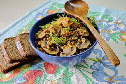 Гречка по-купечески в мультиварке