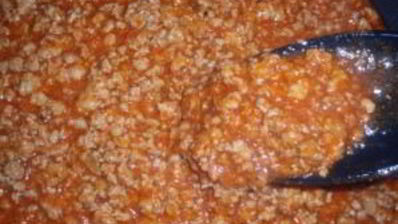 гречка с фаршем на сковороде