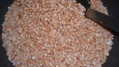 гречка с фаршем на сковороде