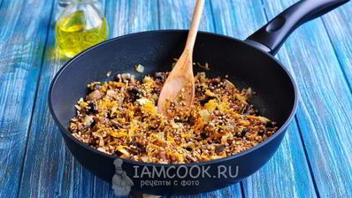 гречка с фаршем в духовке