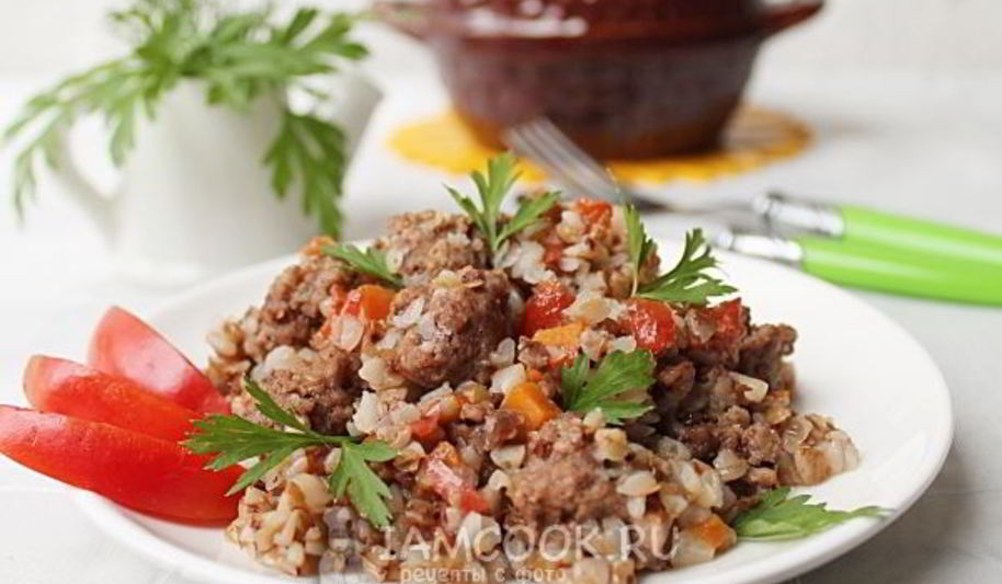 Рецепт гречки с фаршем в горшочке в духовке
