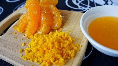 гречка с финиками и апельсинами