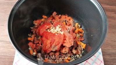 гречка с говядиной в мультиварке