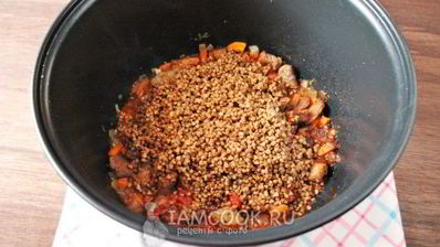 гречка с говядиной в мультиварке