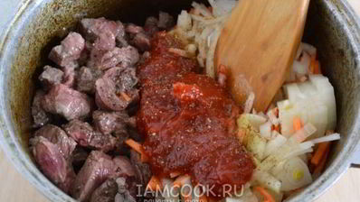 гречка с говядиной