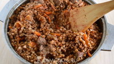 гречка с говядиной