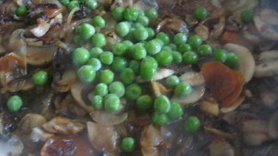 гречка с грибами и овощами