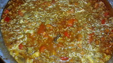 гречка с грибами в микроволновке