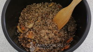 гречка с грибами в мультиварке