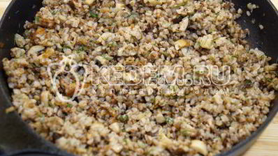 гречка с грибами