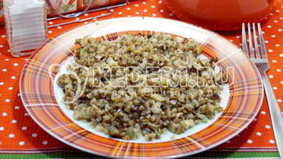 гречка с грибами