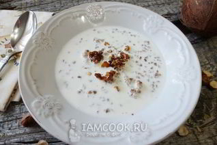 Гречка с кокосовым молоком и фундуком