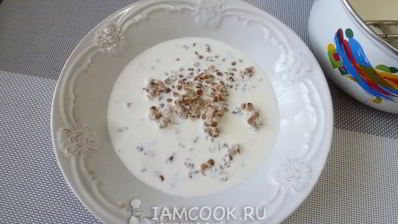 гречка с кокосовым молоком и фундуком