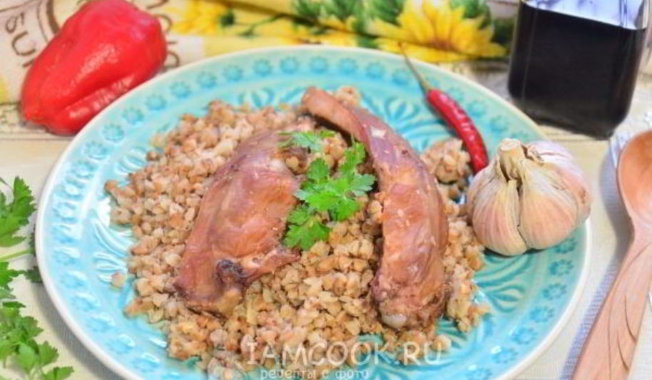Рецепт гречки с копчеными ребрышками