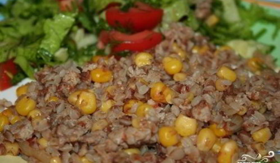 Рецепт гречки с кукурузой