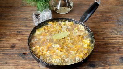 гречка с куриным фаршем