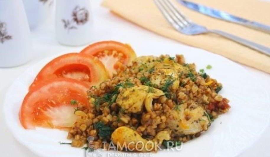 Рецепт гречки с куриным филе в мультиварке