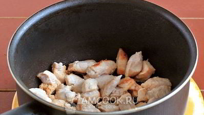 гречка с куриным филе