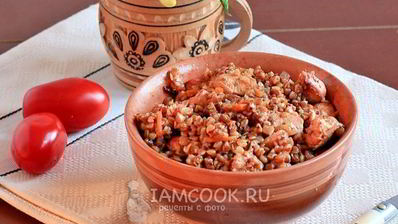 гречка с куриным филе