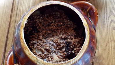 гречка с курицей в горшочке в духовке