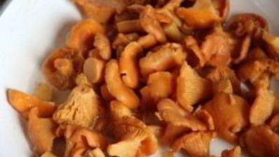 гречка с лисичками и луком