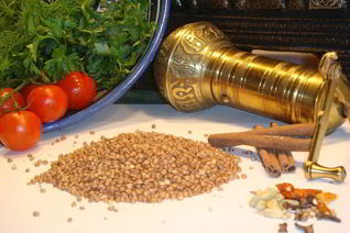 Гречка с луком по-берберски