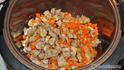 гречка с мясом и грибами в мультиварке