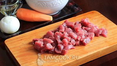 гречка с мясом на сковороде