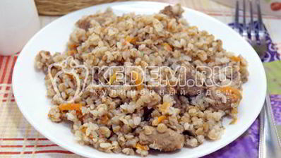 гречка с мясом в мультиварке