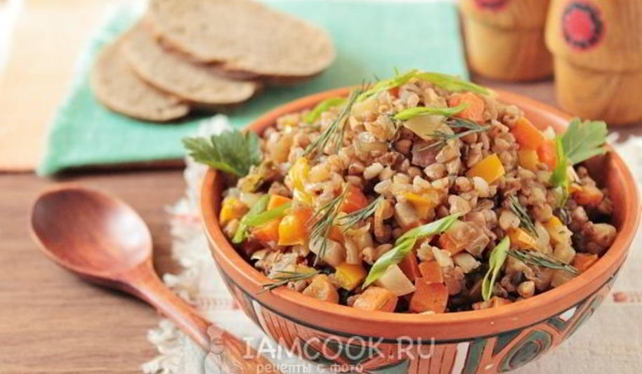 Рецепт гречки с овощами в мультиварке