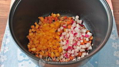 гречка с овощами в мультиварке