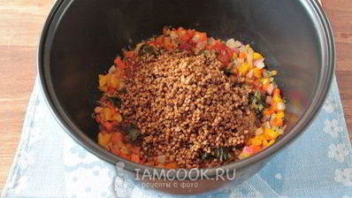 гречка с овощами в мультиварке