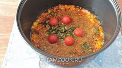гречка с овощами в мультиварке