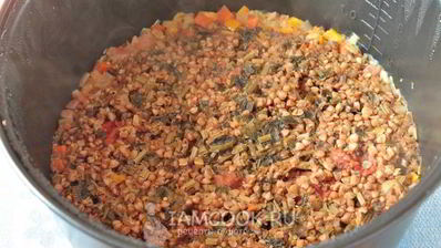 гречка с овощами в мультиварке