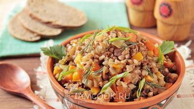 гречка с овощами в мультиварке