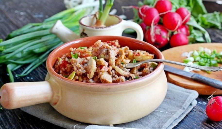 Рецепт гречки с овощами