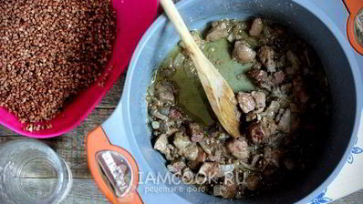 гречка с печенью