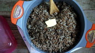 гречка с печенью